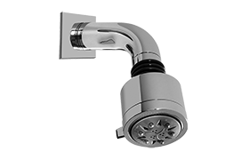 Shower head 5-function with shower arm - complete set