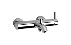 Wall-mounted bath & shower mixer