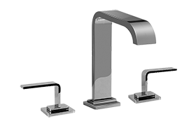 Three-hole washbasin mixer