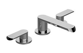 Three-hole washbasin mixer