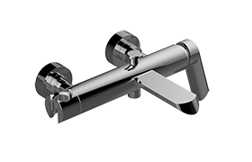 Wall-mounted bath & shower mixer