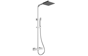 Thermostatic shower column