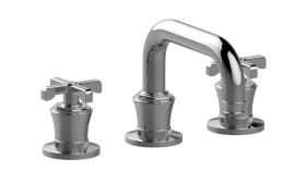 Three-hole washbasin mixer