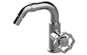 Single lever bidet mixer