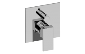 3/4” concealed shower mixer and diverter with 2 outlets - Trim only