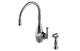 Duxbury Kitchen Mixer with side spray