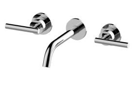 M.E. Wall-mounted basin mixer with 18,8cm spout - Trim only