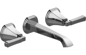 Wall-mounted basin mixer with 19,4cm spout (Trim)