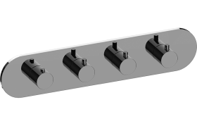 M-Series Valve Trim with Four Handles - Trim only