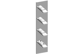 M-Series Valve Trim with Four Handles - Trim only