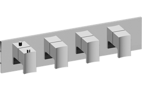 M-Series Valve horizontal Trim with Four Handles - Trim only