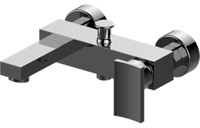 Wall-mounted bath & shower mixer