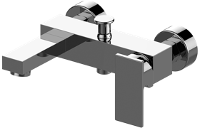 Wall-mounted bath & shower mixer