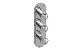 M-Series Valve Trim with Three Handles - Trim only