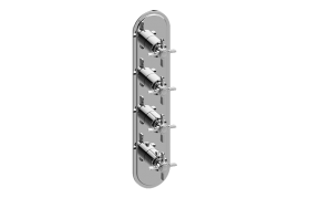 M-Series Valve Trim with Four Handles - Trim only